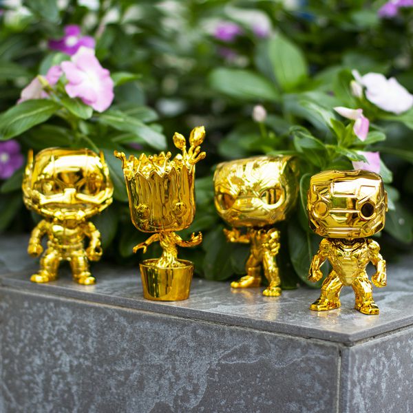 Фигурка-башкотряс Funko POP! Железный Человек - золотой (Iron Man Gold - Marvel Studios 10) изображение 3