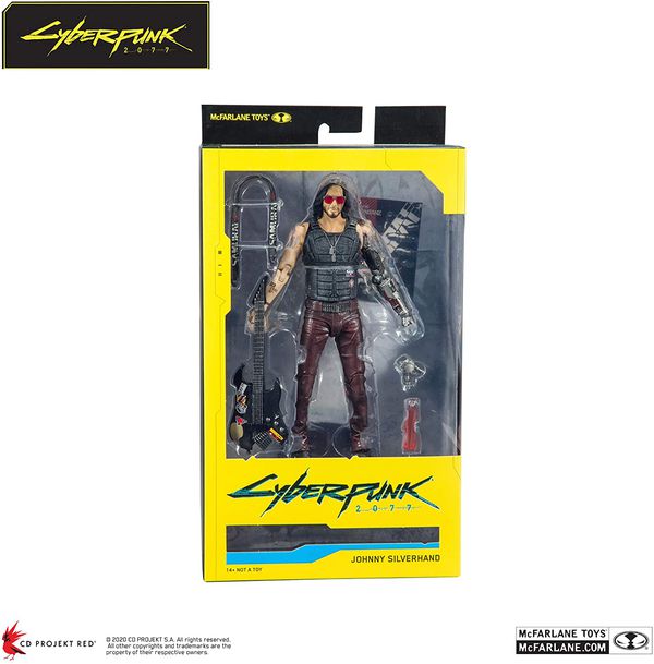 Фигурка Cyberpunk 2077 - Джонни Сильверхенд (Johnny Silverhand) 18 см изображение 4