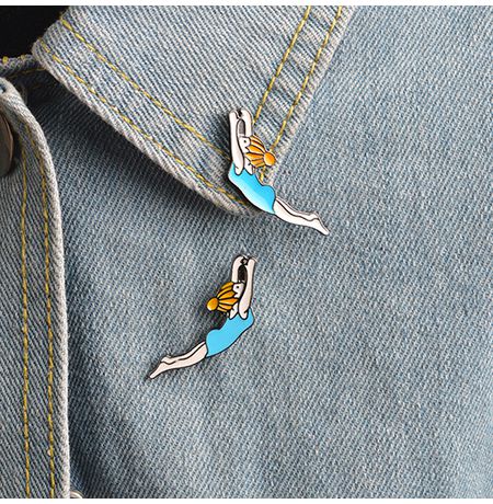 Значки Пловцы 2 шт