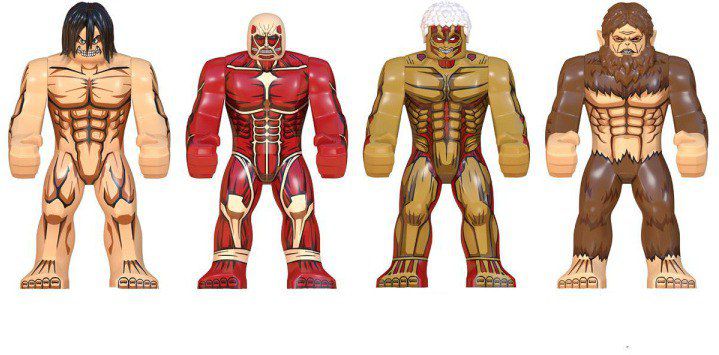 Мини-фигурка Атака на Титанов - Титаны (WM Blocks - Attack On Titan) в ассортименте