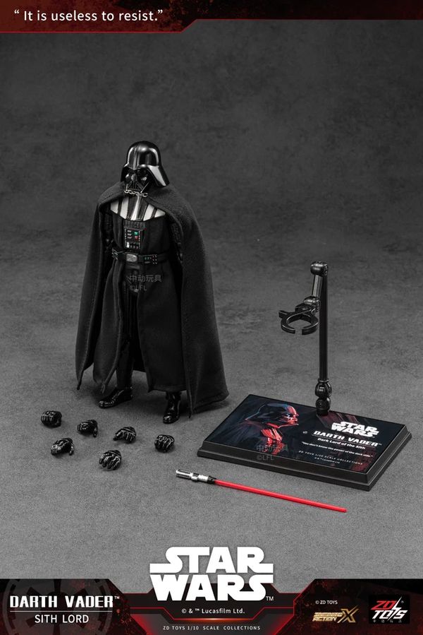 Статуэтка подвижная Звездные Войны - Дарт Вейдер (Star Wars Darth Vader ZD Toys) 18 см лицензия изображение 2