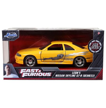 Коллекционная металлическая (Die Cast) модель Nissan Skyline GTR R33 1:32 (Fast & Furious)