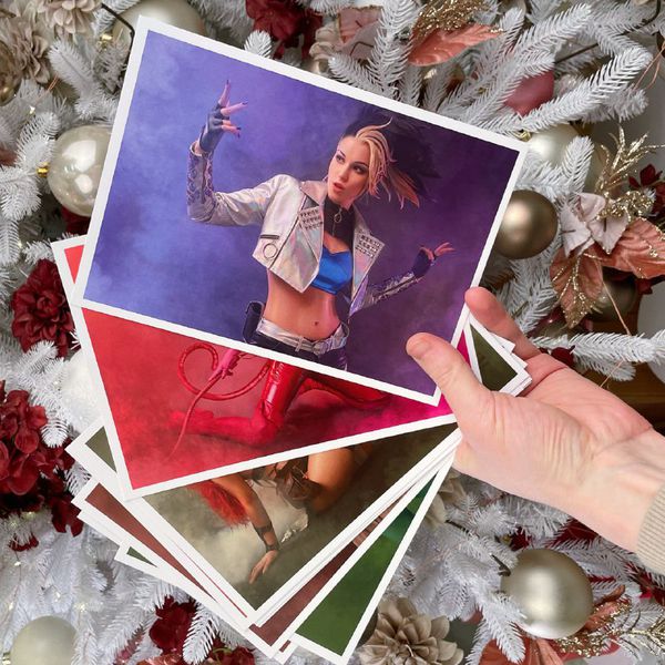 Набор открыток Sexy Geek Girls Photos 2022, 12 фото изображение 2