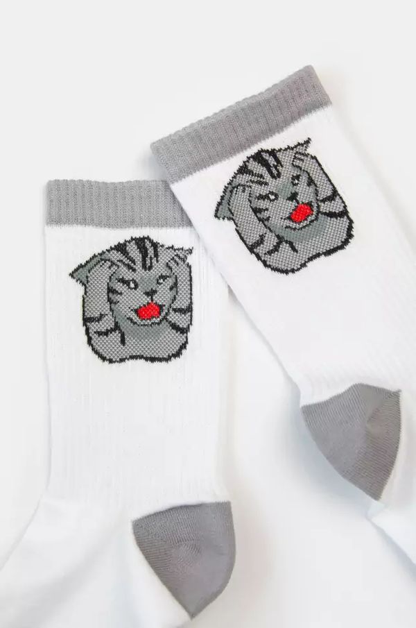 Носки SUPER SOCKS Мем кот О-э-ааа (размер 40-45) изображение 2