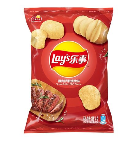 Чипсы Lay's со вкусом техасского барбекю
