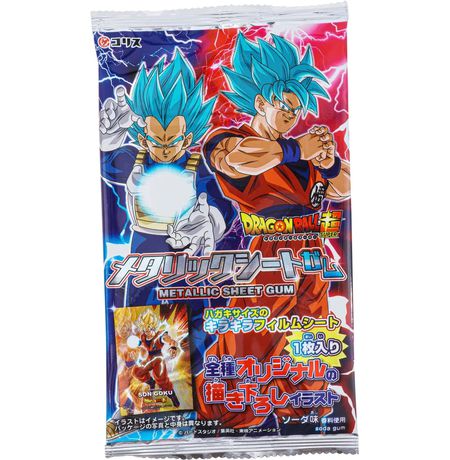 Жевательная резинка Coris - Dragon Ball Metal Sheet (жевачка+карточка)