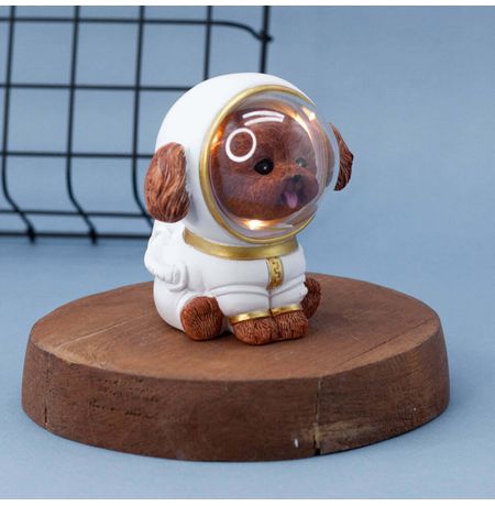 Светильник Собака-Космонавт (Пудель) 10 см