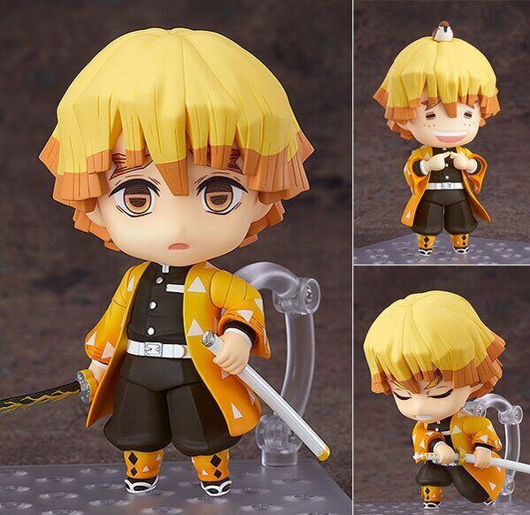 Фигурка Клинок рассекающий демонов - Зеницу Агацума (Demon Slayer Kimetsu no Yaiba) Nendoroid
