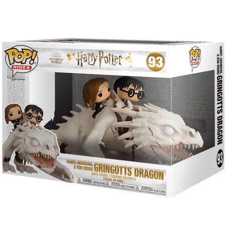 Фигурка Funko POP! Гарри Поттер - Гарри, Рон и Гермиона на драконе (Harry Potter) изображение 2