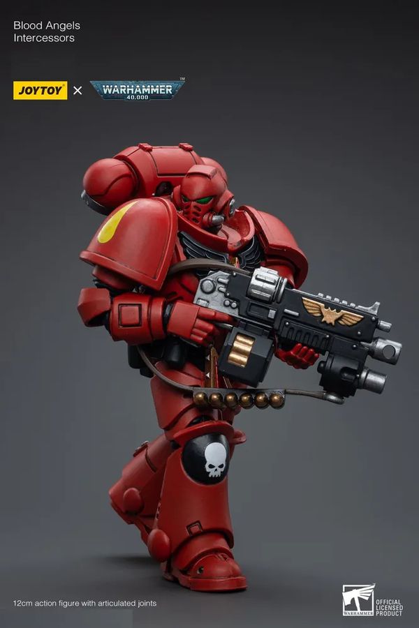 Фигурка Warhammer 40000 - Кровавый Ангел Заступник (Blood Angels Intercessors JOYTOY) 1:18 изображение 4