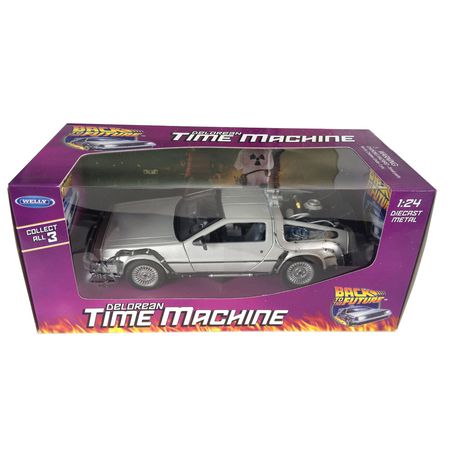 Коллекционная металлическая (Die Cast) модель Delorean из 