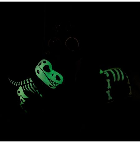 Брелок Скелет динозавра, светится в темноте изображение 4