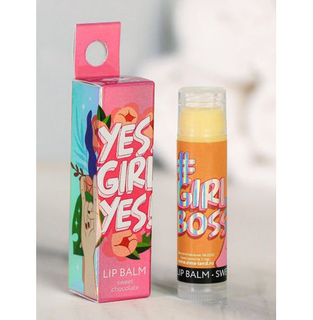 Бальзам для губ Yes, girl, yes!, шоколад изображение 3
