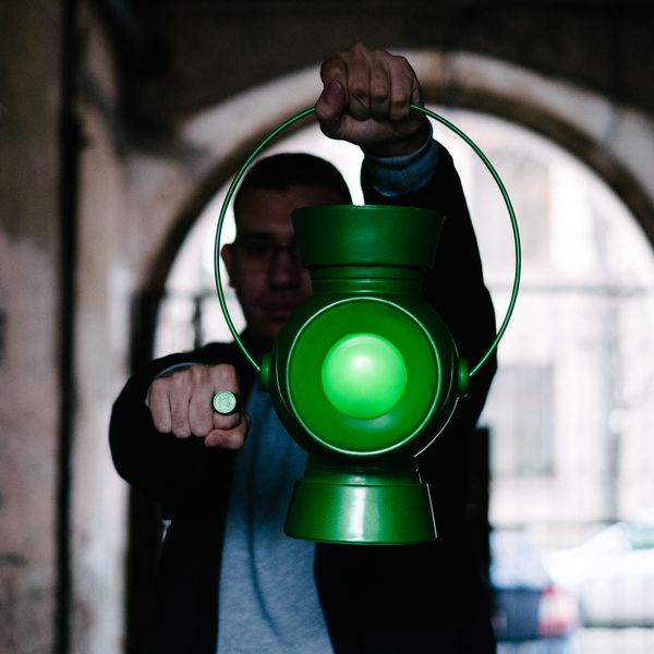 Светильник Батарея Силы c кольцом Зеленого Фонаря (Power Battery with Green Lantern Ring) изображение 3