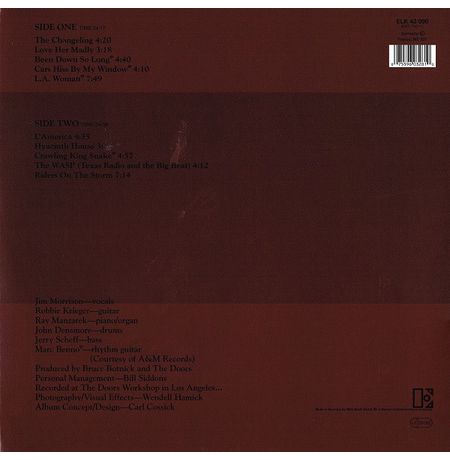 Виниловая пластинка The Doors – L.A. Woman (RE, 180 g) изображение 2