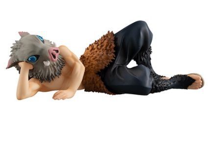 Фигурка Клинок рассекающий демонов - Иноске Хашибира, лежит (Demon Slayer) 5 см УЦЕНКА