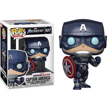 Фигурка Funko POP! Капитан Америка из игры Marvel Avengers (Captain America Game)