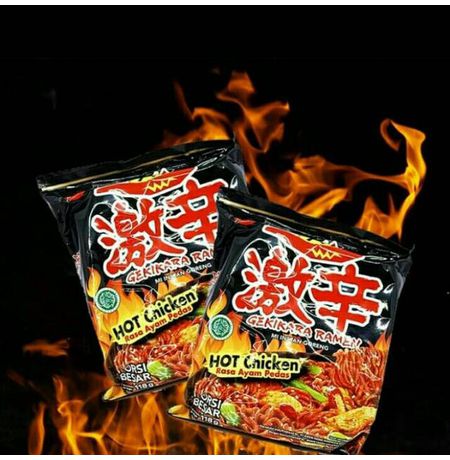 Лапша Nissin Gekikara Ramen Острая курица