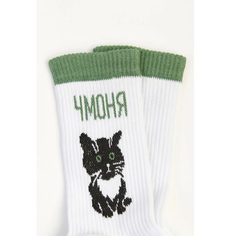 Носки SUPER SOCKS Кот Чмоня мем (размер 35-40) изображение 3