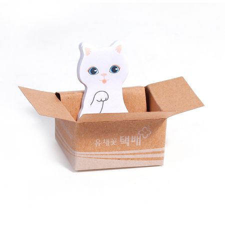 Клейкие стикеры Котики в коробочках Kitty House-it изображение 2