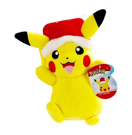Мягкая игрушка Пикачу Новогодний (Pikachu Christmas Edition) 24 см