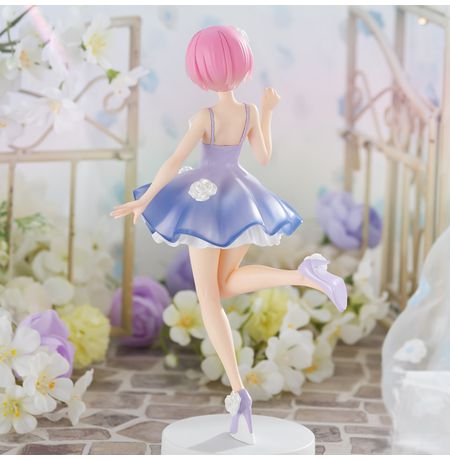 Фигурка Рам - Жизнь с нуля (Re:Zero - Ram Flower Dress Trio-Try-iT) 23 см лицензия изображение 2