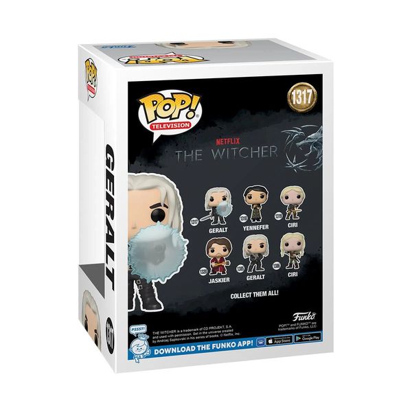 Фигурка Funko POP! Ведьмак Геральт с щитом, Сериал (Witcher Geralt with shield, Netflix) изображение 3