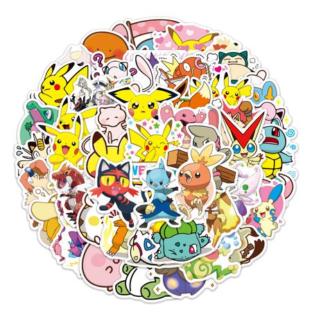 Стикеры Покемоны 2 (Pokemon), 50 шт