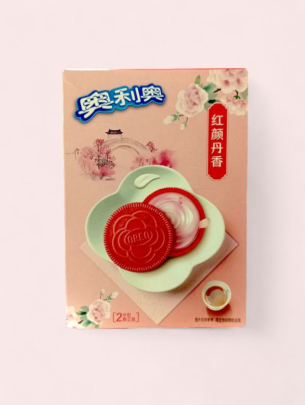 Печенье Oreo SDW Creamy Peony со вкусом пионового крема, 97 гр