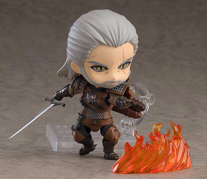 Фигурка Ведьмак 3 Дикая Охота - Геральт (The Witcher 3 Wild Hunt) Nendoroid копия