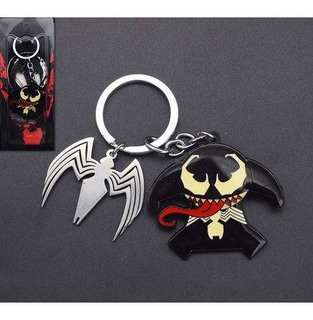 Брелок Веном чибик (Venom) металлический 4.5 см