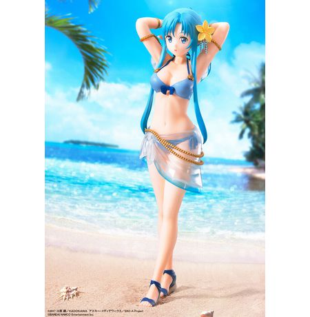 Фигурка Sword Art Online - Асуна (Asuna Espresto Figure Jewelry Materials Swimsuit) 23 см изображение 4