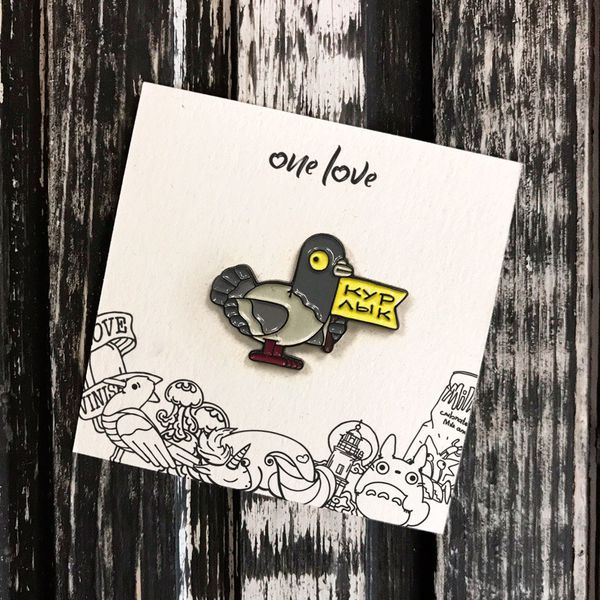 Значок Курлык One Love