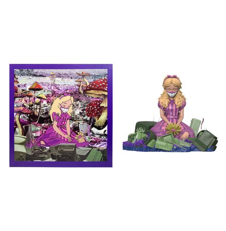 Фигурка Alice in Wasteland by ABCNT Acid Edition Exclusive светится в темноте изображение 6