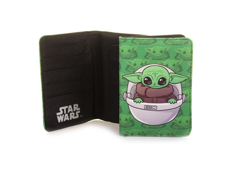 Обложка на паспорт Звездные войны - Малыш Йода (Star Wars - Baby Yoda)