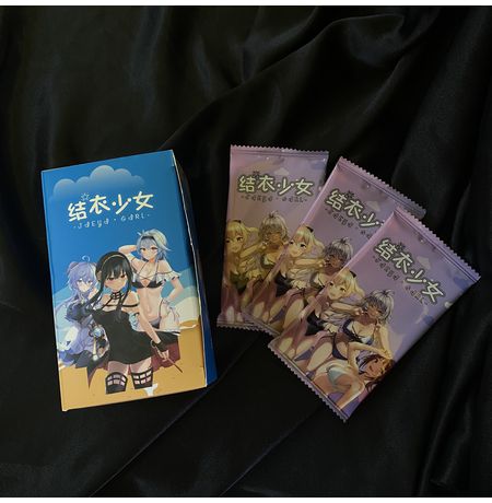 Коллекционные карточки Аниме Тян - Goddess Story Premium - 3 штуки в бустере (Jieyi Girl)