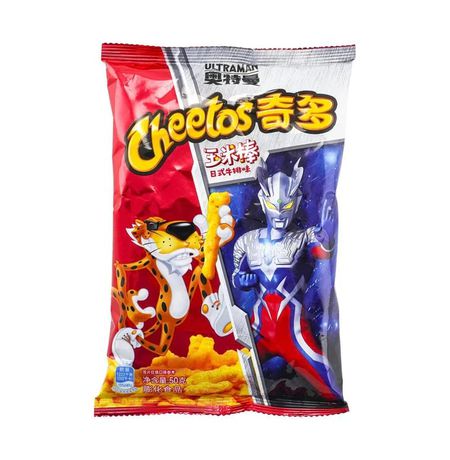 Чипсы Cheetos Crunchy Ultraman Edition со вкусом японского стейка