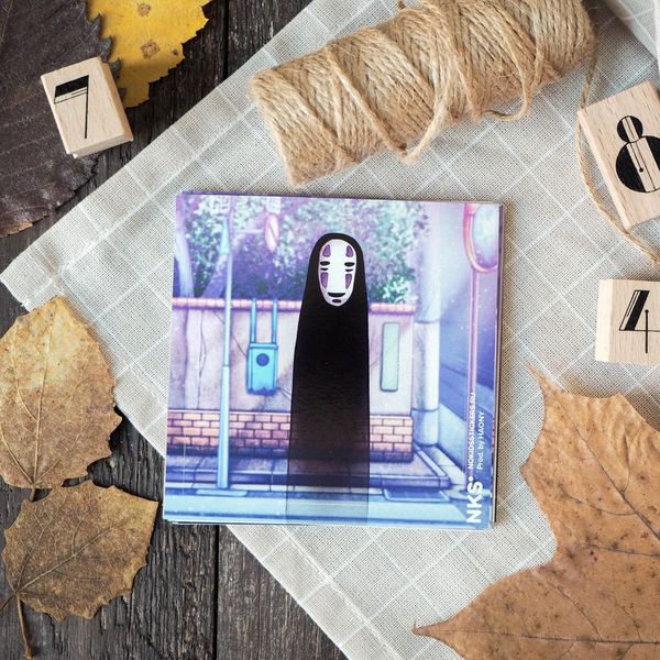 Наклейка Унесённые призраками - Каонаси, стикер NKS card