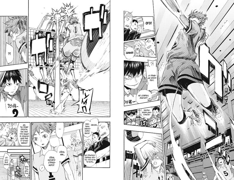 Волейбол! Том 1. Хината и Кагэяма. Вид с высоты изображение 8