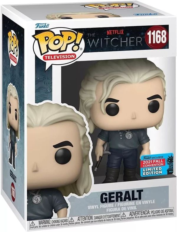 Фигурка Funko POP! Ведьмак Геральт Эксклюзив 2021 (Witcher Geralt 2021 Fall Convention Exclusive)