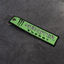 Брелок-ремувка Monster Energy тканевый, 13х3 см