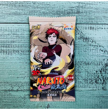 Коллекционные карточки Наруто Категория А+ Серия 5 Тир 3 5 штук в бустере (Naruto) изображение 2