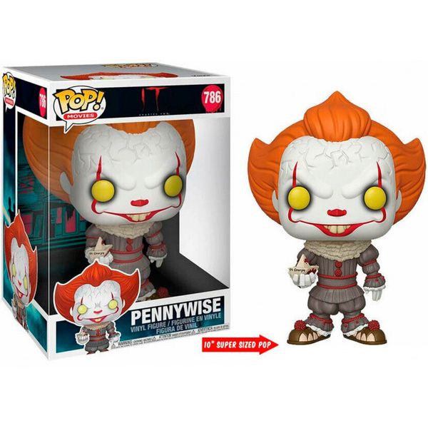 Фигурка Funko POP! Пеннивайз - ОНО (Pennywise - IT) Super Sized