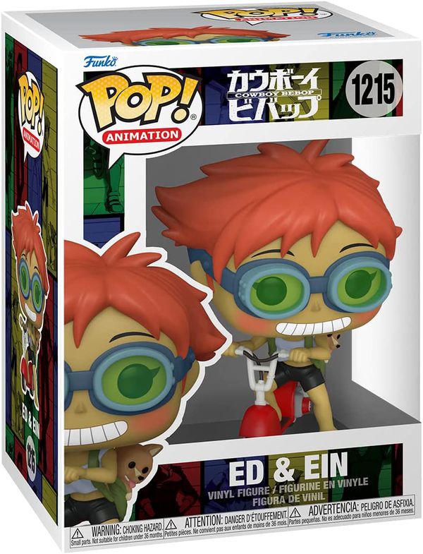 Фигурка Funko POP! Ковбой Бибоп - Эд и Эйн (Cowboy Bebop - Ed & Ein) изображение 2