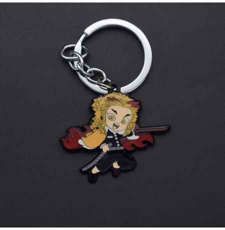 Брелок Клинок рассекающий демонов - Ренгоку Кёджуро (Demon Slayer)