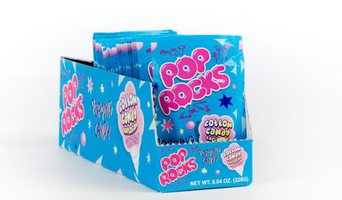 Шипучие конфеты Pop Rocks Cotton Candy Explosion Artificially Flavored