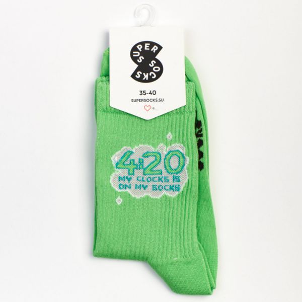 Носки SUPER SOCKS 4:20 изображение 2