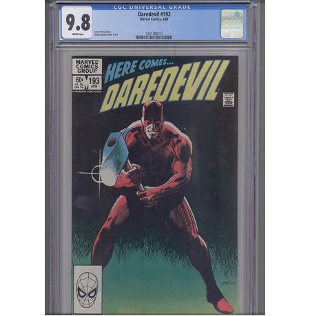 Daredevil #193 с сертификатом CGC 9.8