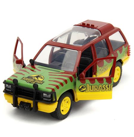 Модель машинки Парк Юрского Периода - Ford Explorer 1:32 (Jurrasic Park - Hollywood Rides) изображение 2
