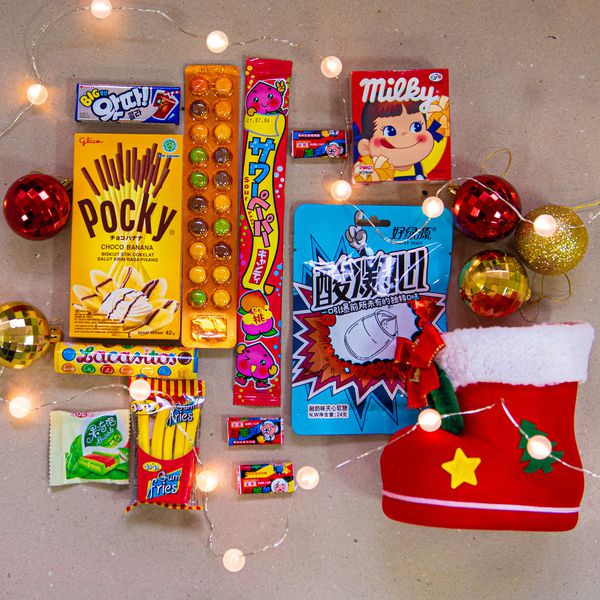 Сладости новогодние в сапожке №3 Pocky Banana Chocolate изображение 2